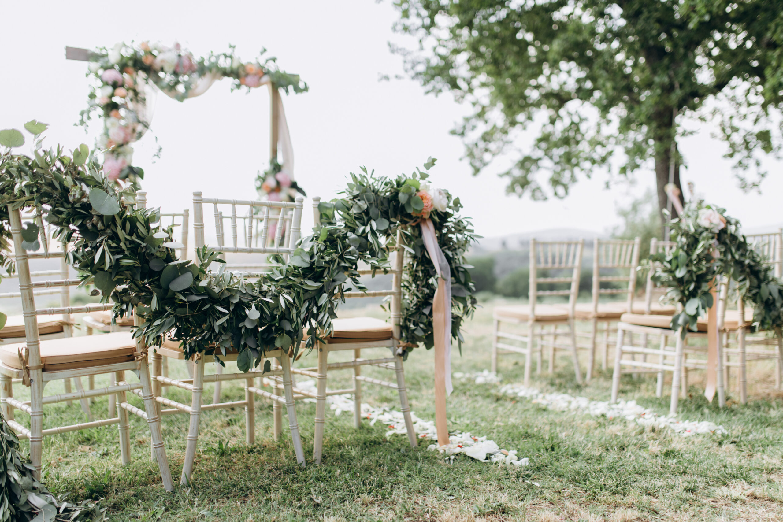 Der Zauber von Gartenhochzeiten